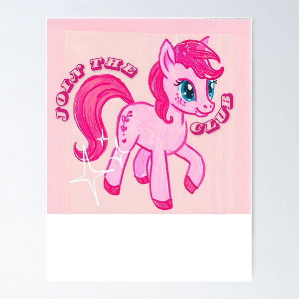 Item preview, Pink Pony: Join The Club designed and sold by TheBusyBeez.