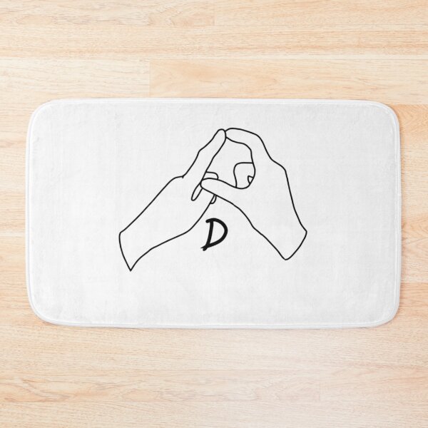Item preview, BSL letter sign D designed and sold by Artistkhg.