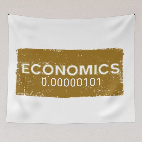 Item preview, Economics 101 – Bitcoin & Finance Humor Design designed and sold by DivaDoodle.
