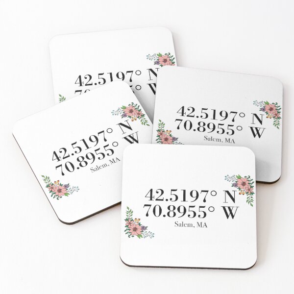 Item preview, Salem, MA Coordinates designed and sold by mynameisliana.