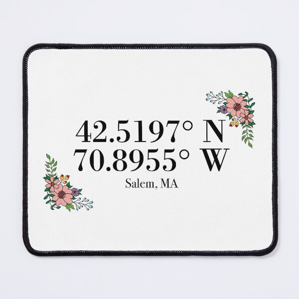 Item preview, Salem, MA Coordinates designed and sold by mynameisliana.