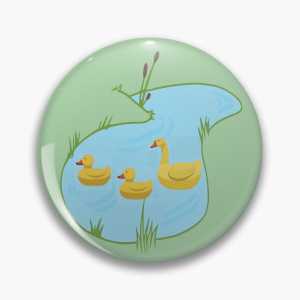 Item preview, Rubber Duck Duck Goose: Playful Pond Scene designed and sold by FaeryNuff.