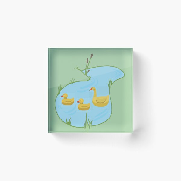 Item preview, Rubber Duck Duck Goose: Playful Pond Scene designed and sold by FaeryNuff.
