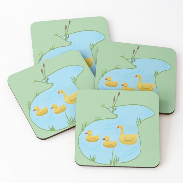 Item preview, Rubber Duck Duck Goose: Playful Pond Scene designed and sold by FaeryNuff.