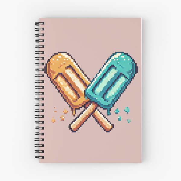 Item preview, Just Amber & Peacock Blue Ice Cream Bars designed and sold by Fontible.