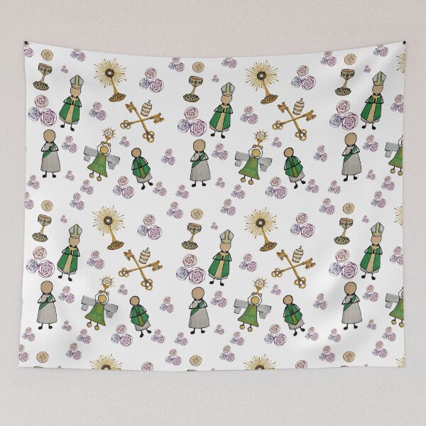 Item preview, Catholic Life - White designed and sold by Snowroseblossom.