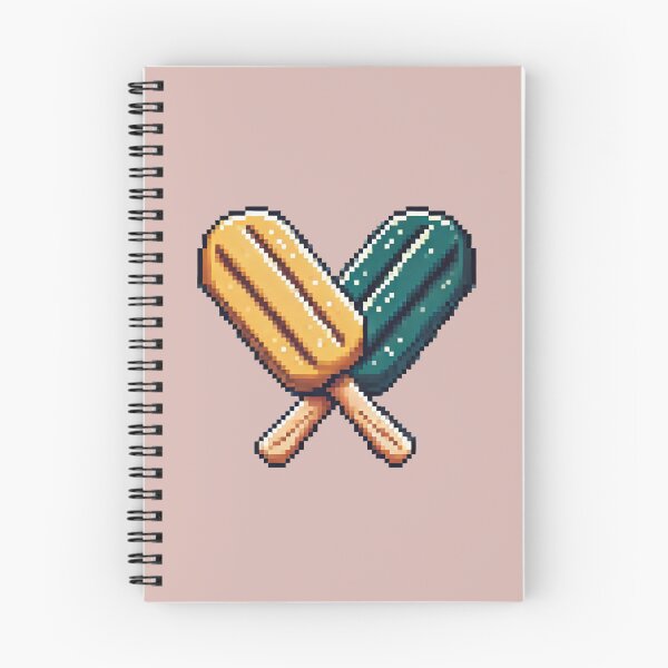 Item preview, Just Mustard Yellow & Teal Ice Cream Bars designed and sold by Fontible.