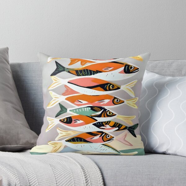 Item preview, Sardines Meetup Art Print designed and sold by 83oranges.com.