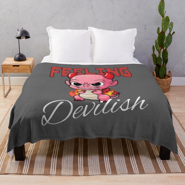 Item preview, Feeling Devilish - Cute Cartoon Devil designed and sold by LMoonDesigns.