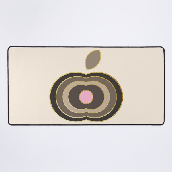 Item preview, Mocha and pink retro 70s apple designed and sold by Home Cyn Home.