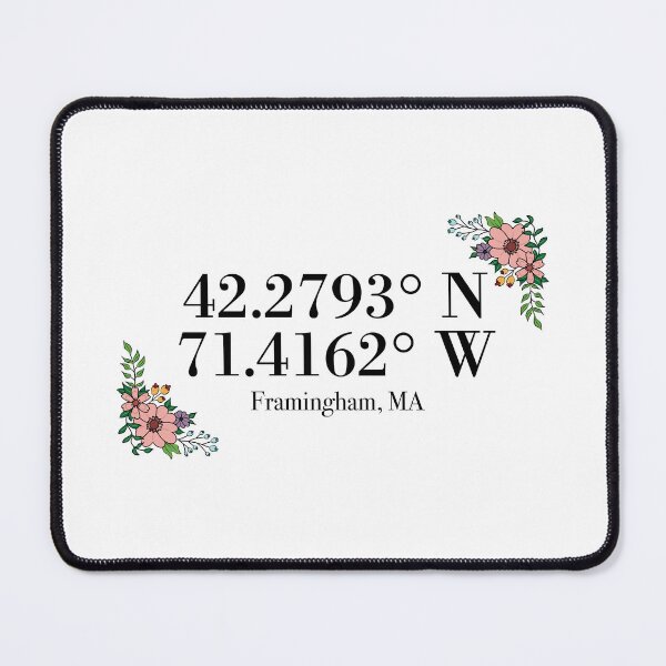 Item preview, Framingham, MA Coordinates designed and sold by mynameisliana.