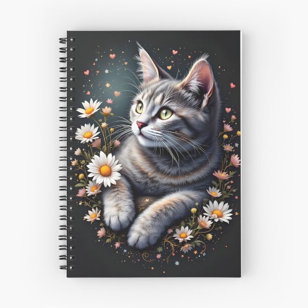 Artikelvorschau, Enchanting Floral Feline entworfen und verkauft von SassySueDesigns.