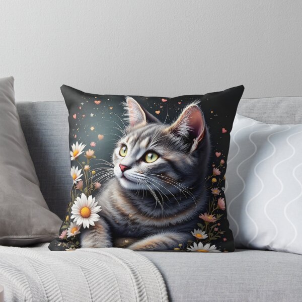 Item preview, Enchanting Floral Feline designed and sold by SassySueDesigns.