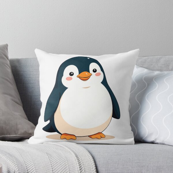 Artikelvorschau, Entzückender molliger Pinguin stehend entworfen und verkauft von FortuneWildCat.