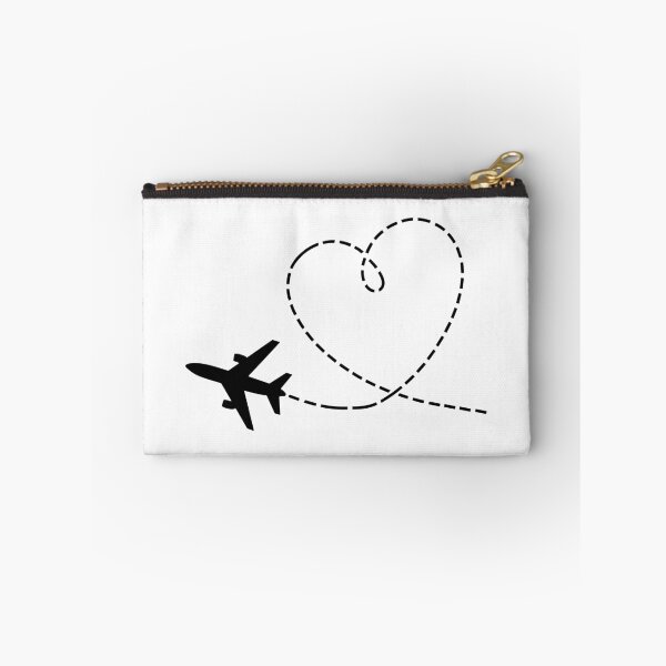 Artikelvorschau, Flugzeug mit Herz Flugroute Reisekunst entworfen und verkauft von theartfulaspie.