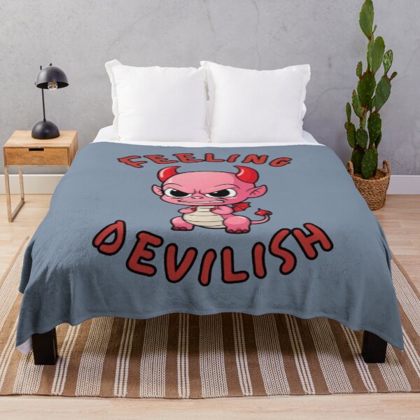 Item preview, Feeling Devilish - Cute Cartoon Devil designed and sold by LMoonDesigns.