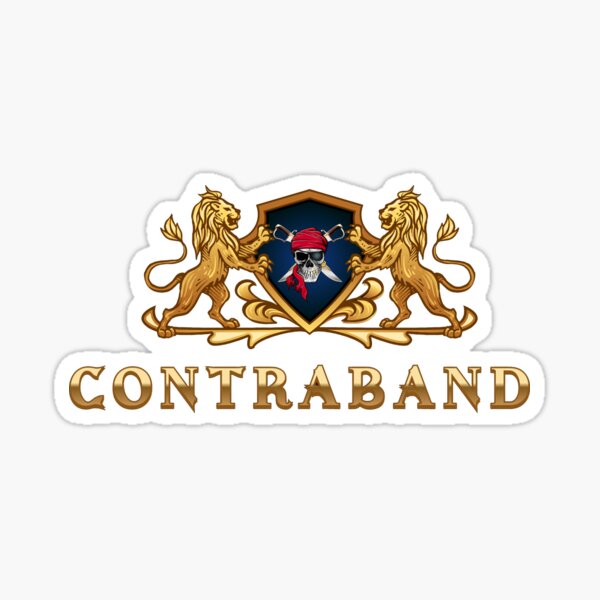 CONTRABAND - Lion Crest 1 Logo Sticker