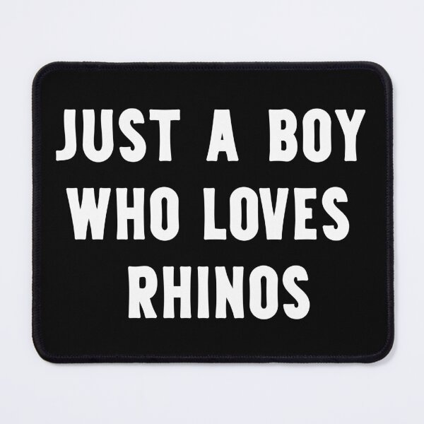 Item preview, Just A Boy Who Loves Rhinos Funny Rhino Lover designed and sold by RareBunny.