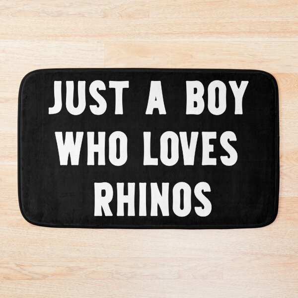 Item preview, Just A Boy Who Loves Rhinos Funny Rhino Lover designed and sold by RareBunny.