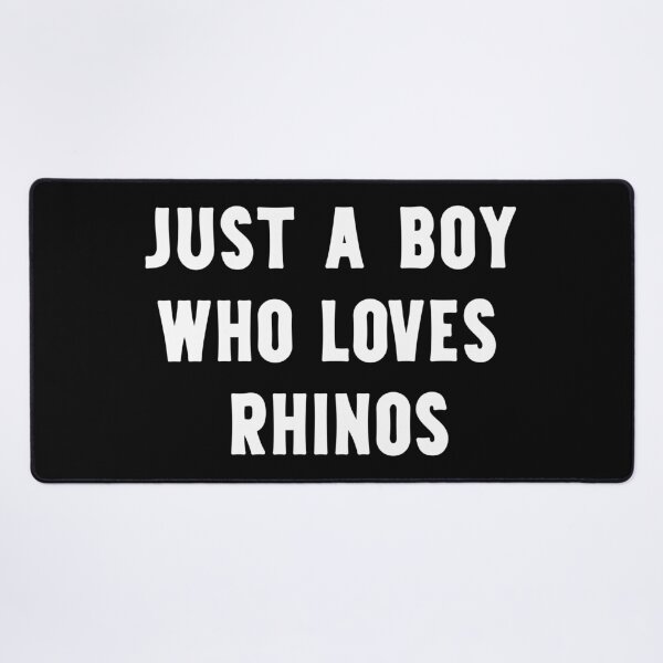 Item preview, Just A Boy Who Loves Rhinos Funny Rhino Lover designed and sold by RareBunny.