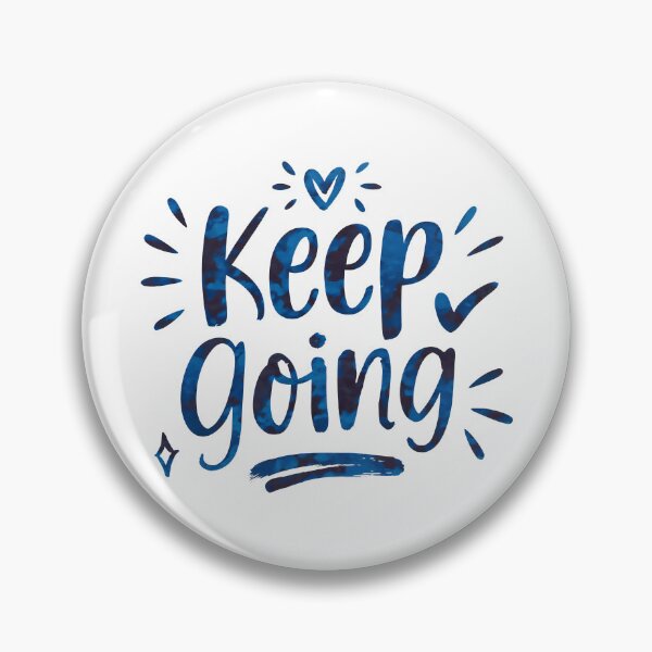 Item preview, Keep Going - Cute Watercolor Motivational Quotes designed and sold by RiceArtShop.