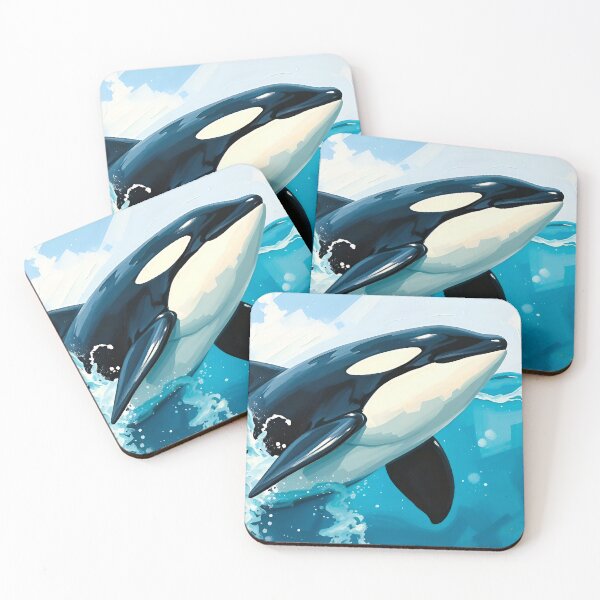Item preview, Orca Portrait Killer Whale Marine Wildlife Conservation designed and sold by kakarikihill.