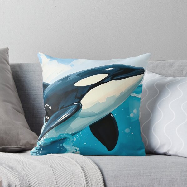 Item preview, Orca Portrait Killer Whale Marine Wildlife Conservation designed and sold by kakarikihill.