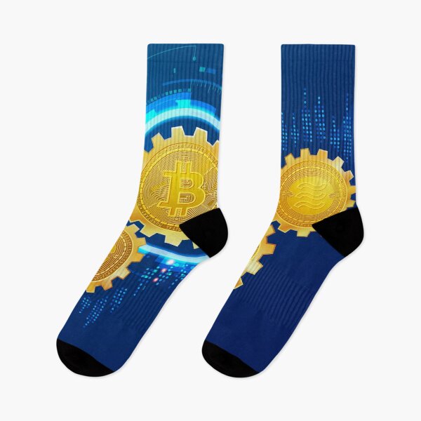 Item preview, cryptocurrency technology, bitcoin and crypto coins gear wheel stock market element designed and sold by NiamLab.
