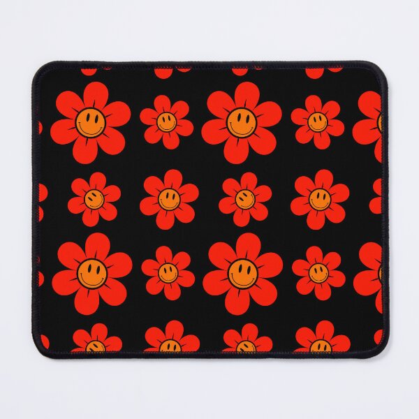 Item preview, Smiling Flowers Pattern Throw Pillow designed and sold by KGN CREATIVITY.