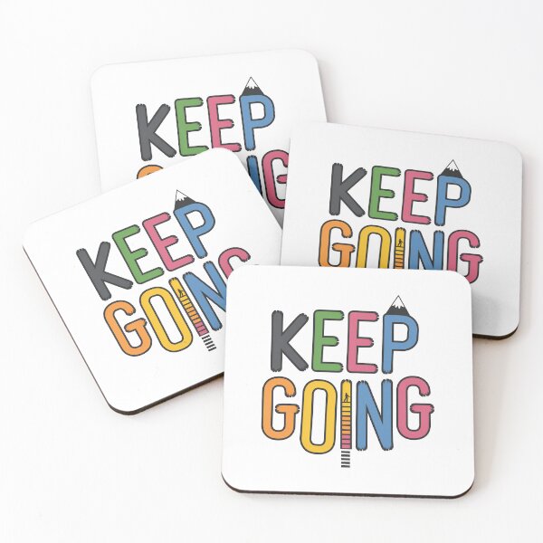 Item preview, Keep Going - Cute Motivational Quotes designed and sold by RiceArtShop.