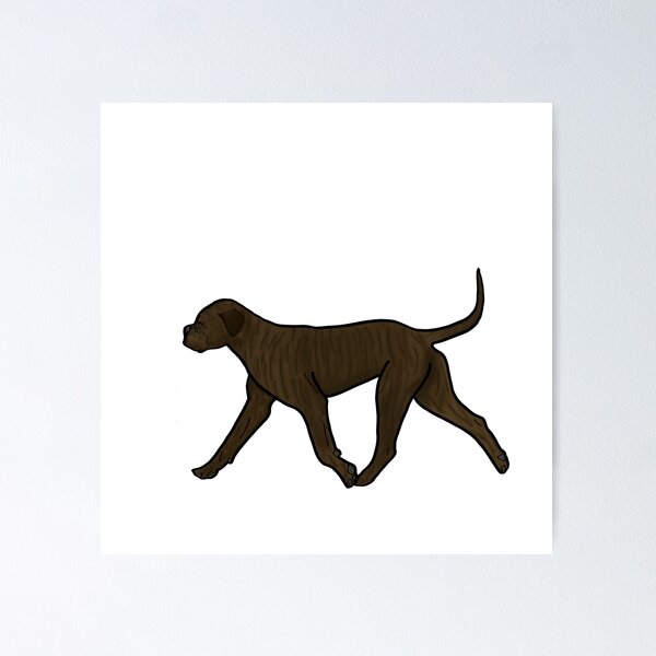 Item preview, BullMastiff brindle designed and sold by VoodoosTrinkets.