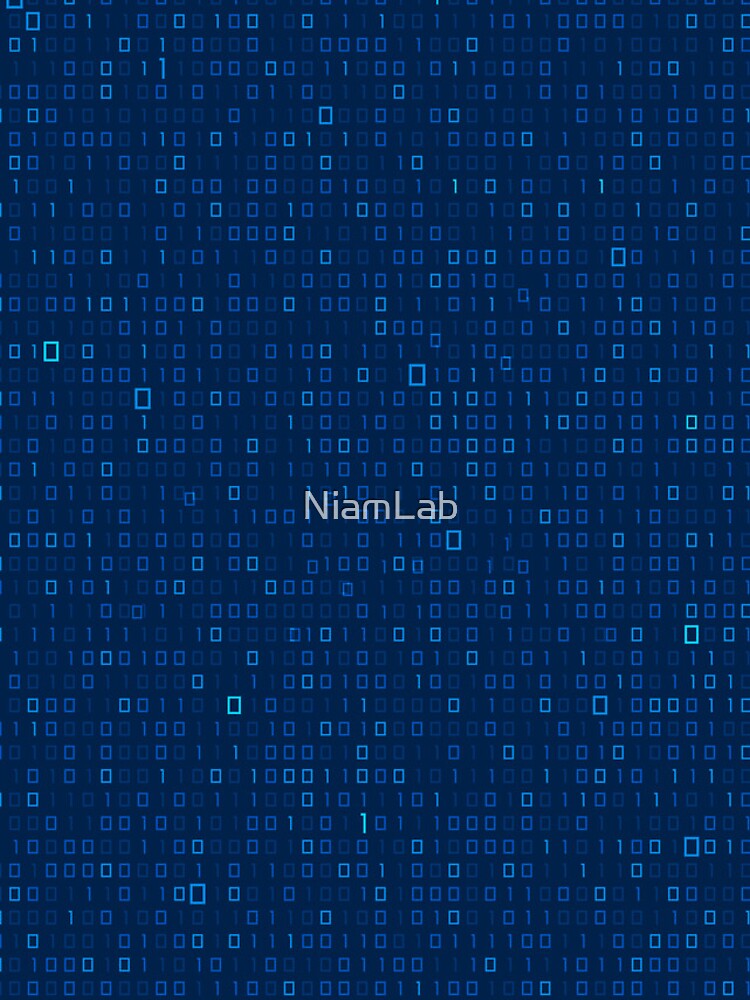 Thumbnail 4 of 4, iPhone Case, digital technology, binary code program pattern designed and sold by NiamLab.