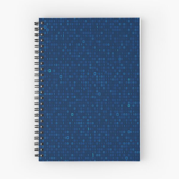 Item preview, digital technology, binary code program pattern  designed and sold by NiamLab.