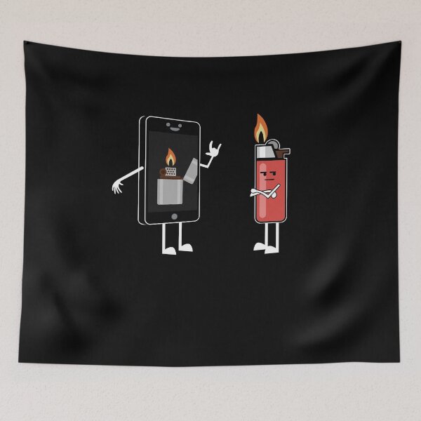 Item preview, Rocking At A Concert Lighter Waving With Cellphone designed and sold by SassyYetClassy.
