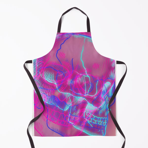 Item preview, grunge neon triple skulls designed and sold by M-J-A-C.