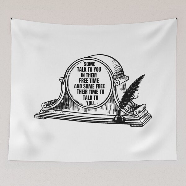 Item preview, WHO ARE YOU IMPORTANT TO TIME WISE designed and sold by Sarcastic Gun.