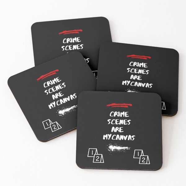 Item preview, Crime Scenes Are My Canvas – Funny Forensic Nurse Gifts designed and sold by CuteDesignables.