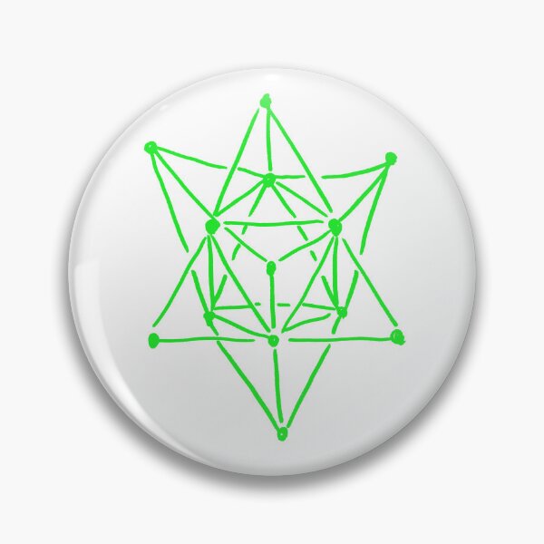 Item preview, Merkaba Electric Green designed and sold by MagentaTwilight.