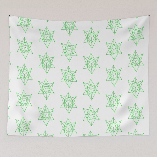 Item preview, Merkaba Electric Green designed and sold by MagentaTwilight.