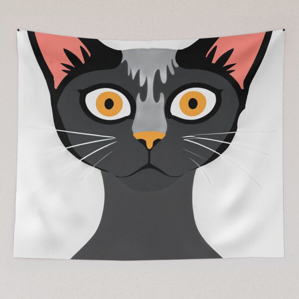 Item preview, Mystical Feline Elegance – Enchanting Cat Wall Art #3 designed and sold by MorningTrends.