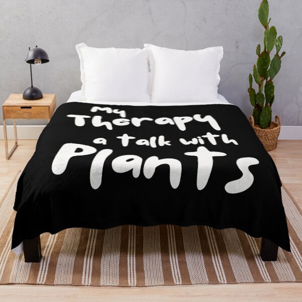 Item preview, My Therapy – Talking to Plants | Funny Self-Care & Wellness Quote designed and sold by ipot.
