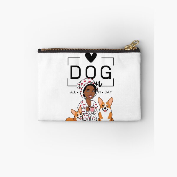 Item preview, Dog Mom All Day Every Day – Cozy Morning with a Welsh Corgi Pembroke designed and sold by GoodyPaws.