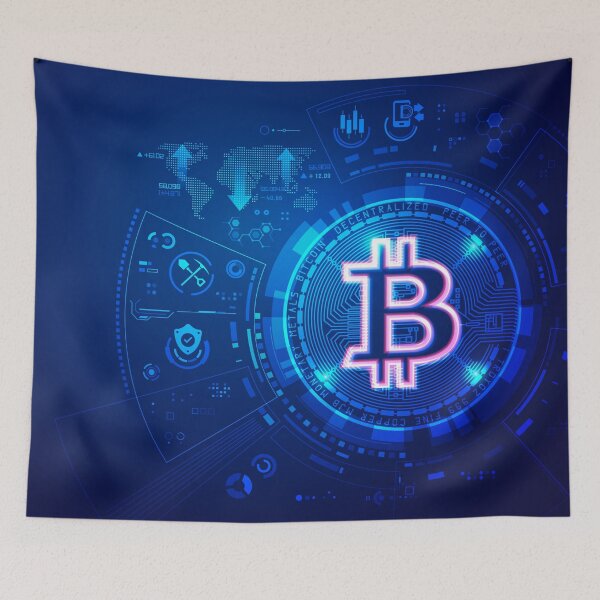 Item preview, cryptocurrency technology, Bitcoin futuristic element designed and sold by NiamLab.