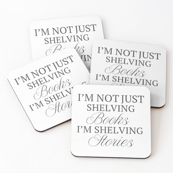 Item preview, Library Clerk Shirt – "I'm Not Just Shelving Books, I'm Shelving Stories" Book Lover Gift designed and sold by CuteDesignables.