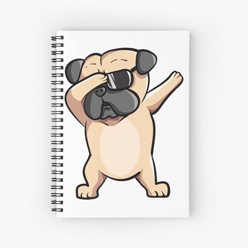 dog dabbing pug