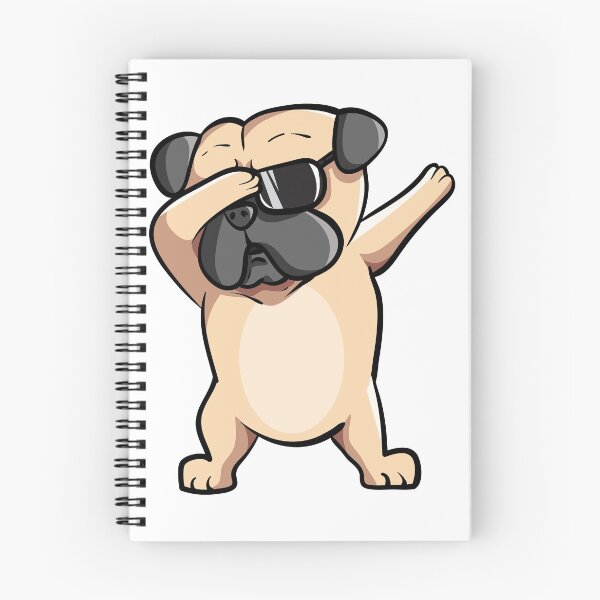 Item preview, Cool Dabbing Pug Graphic - Cute Funny Dog Dab Design designed and sold by MillennialDude.