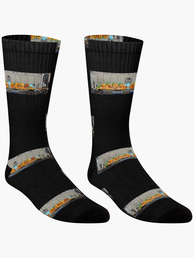 Thumbnail 3 of 5, Socks, train 2 designed and sold by Weichen-Z.