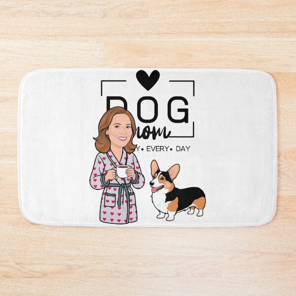 Item preview, Dog Mom All Day Every Day – Cozy Morning with a Welsh Corgi Pembroke designed and sold by GoodyPaws.
