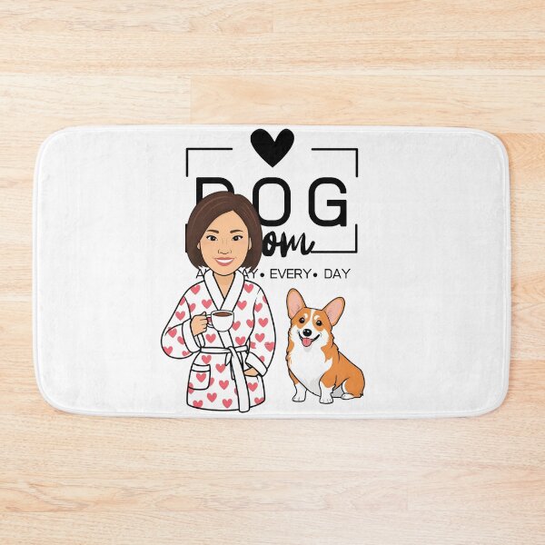 Item preview, Dog Mom All Day Every Day – Cozy Morning with a Welsh Corgi Pembroke designed and sold by GoodyPaws.