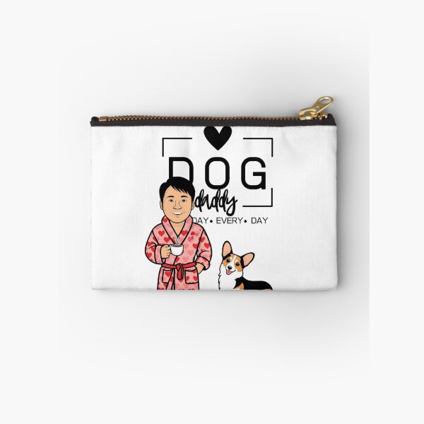 Item preview, Dog Dad All Day Every Day – Cozy Morning with a Welsh Corgi Pembroke designed and sold by GoodyPaws.